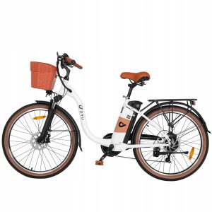 DYU C6 Pro Rower Elektryczny 26'' 250W 25KM/h 15.6AH 80km Miejski EBIKE